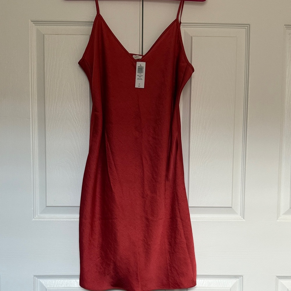 Aritzia Orange/Red Mini Dress